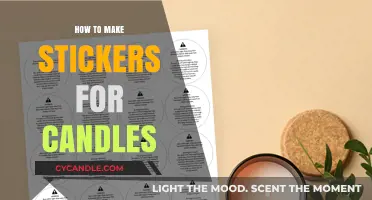 Crafting Custom Candle Stickers: A Step-by-Step DIY Guide