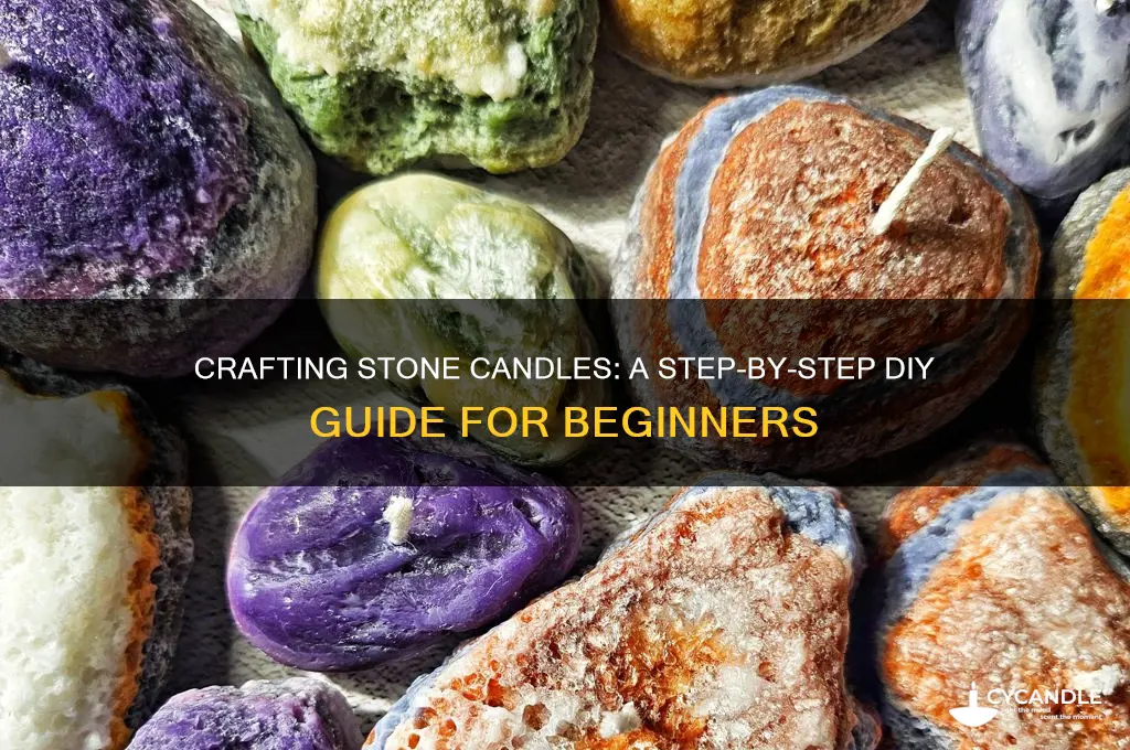 how to make stone candles
