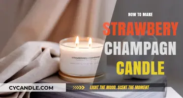 Crafting a Luxurious Strawberry Champagne Scented Candle at Home