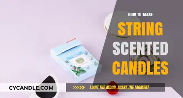 Crafting Aromatic String Scented Candles: A Step-by-Step DIY Guide