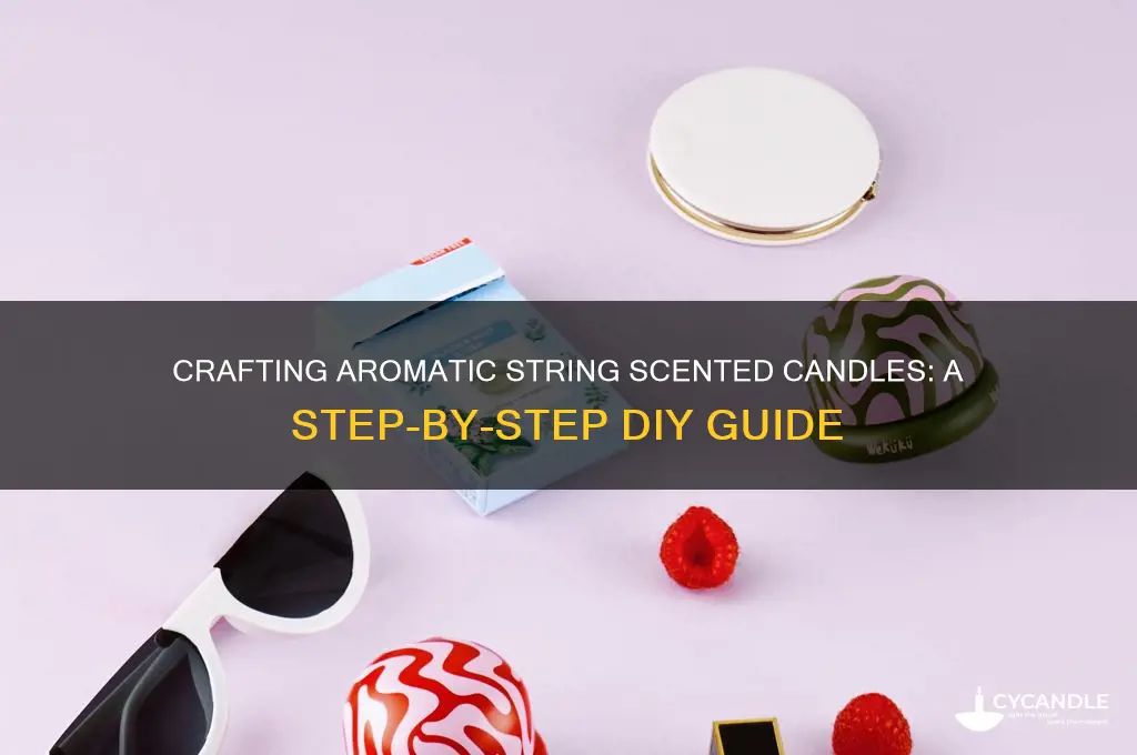 how to make string scented candles