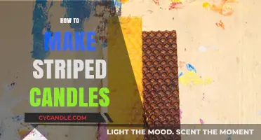 Crafting Striped Candles: Easy DIY Techniques for Unique Home Decor