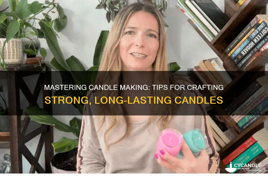 how to make stron candles