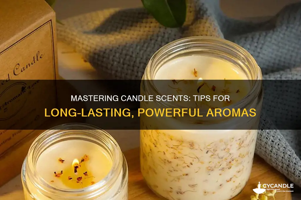 how to make strong candle scents