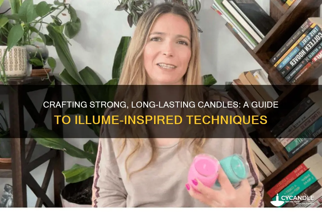 how to make strong candles like illume