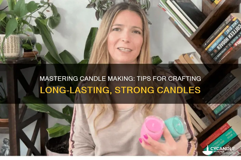 how to make strong candles