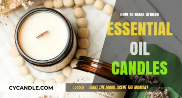 Crafting Aromatic Bliss: A Guide to Making Strong Essential Oil Candles