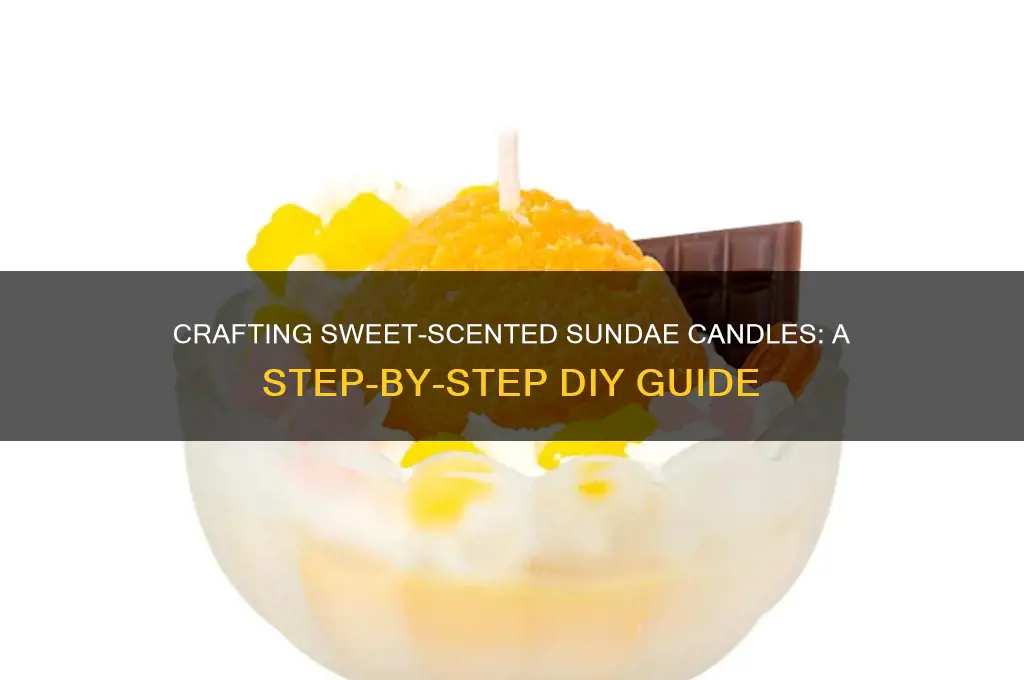 how to make sundae candles