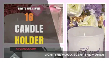 DIY Sweet 16 Candle Holder: Crafting a Memorable Glow