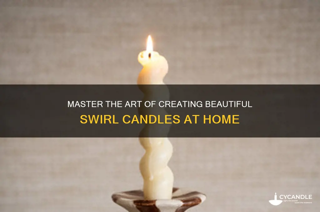 how to make swirl candle