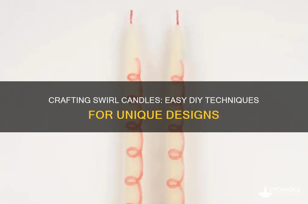 how to make swirl candles