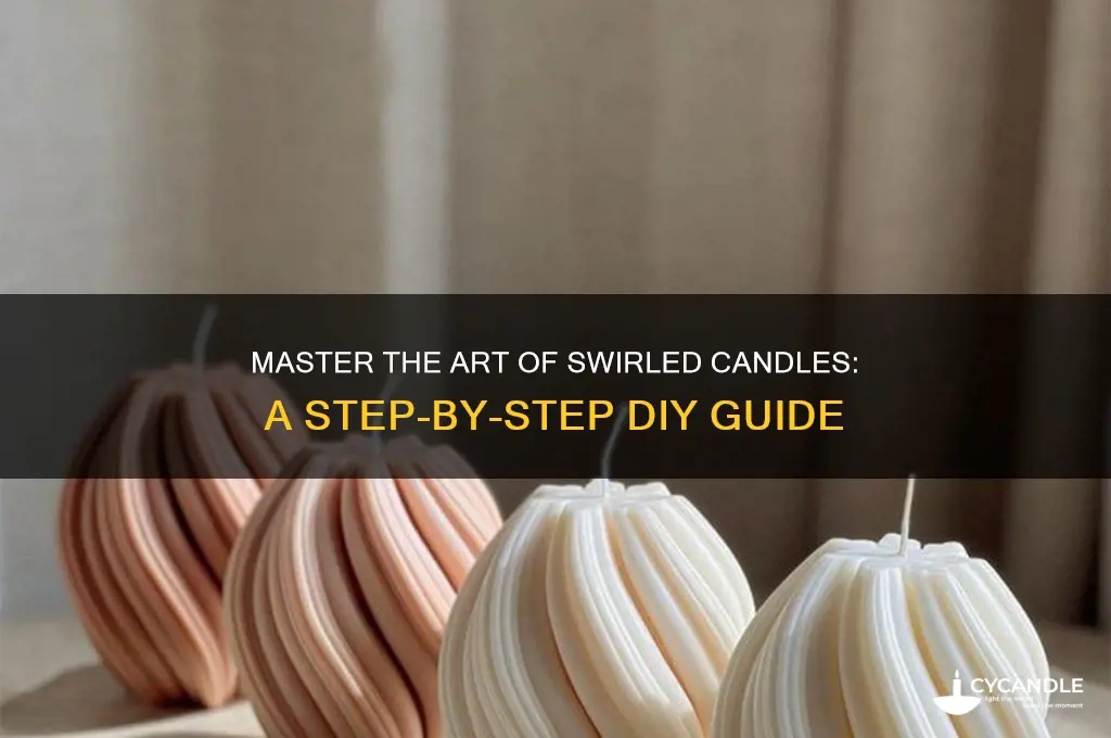 how to make swirled candles