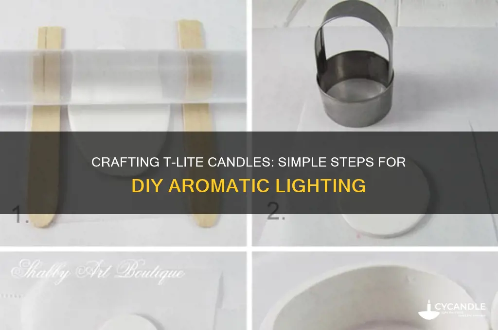 how to make t lite candles