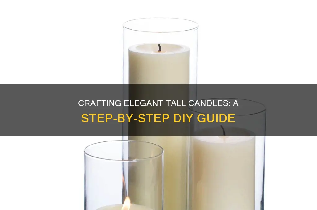 how to make tall candles
