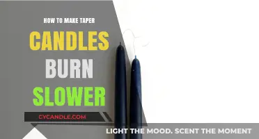 Extend Your Taper Candles' Life: Tips for Slower, Even Burning