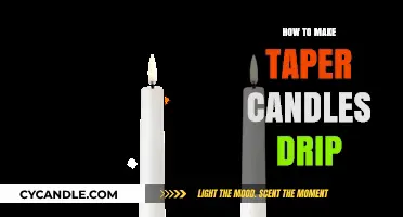 Mastering the Art of Dripping Taper Candles: A Step-by-Step Guide