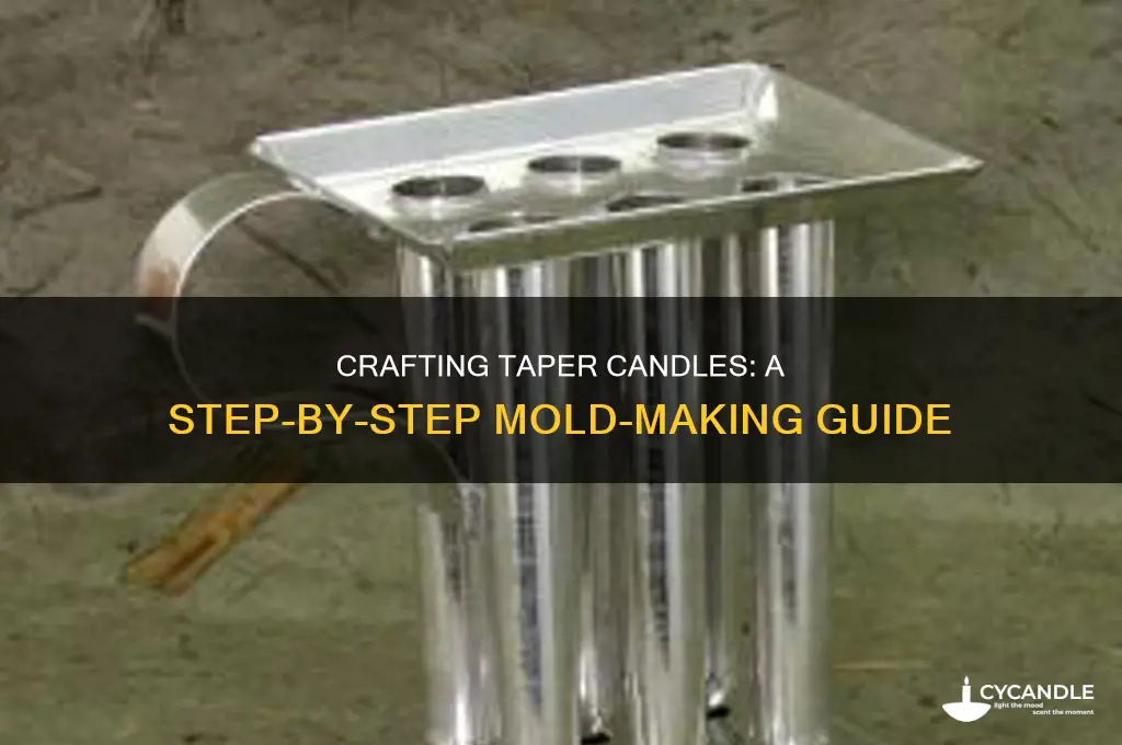 how to make taper candles mold