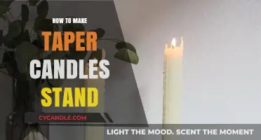 Easy DIY Tips to Make Taper Candles Stand Upright