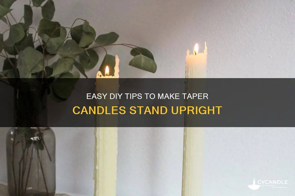 how to make taper candles stand