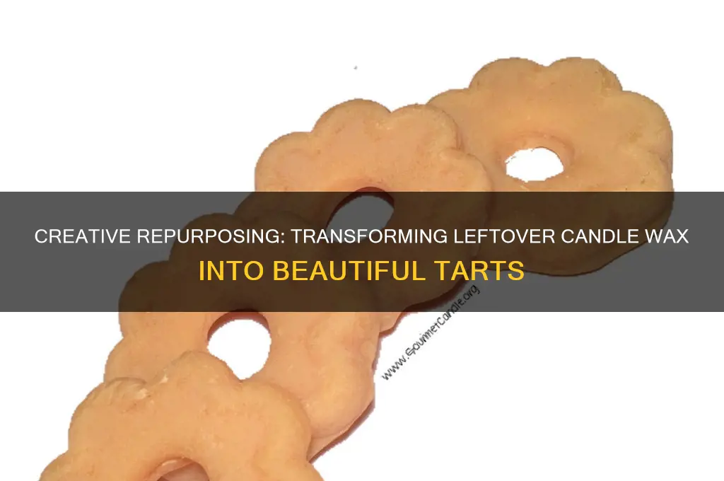 how to make tarts out of leftover candle wax