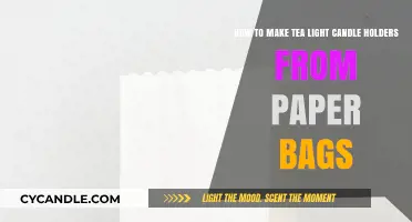 DIY Tea Light Candle Holders: Crafting with Paper Bags