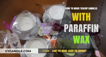 Crafting Teacup Candles: A Paraffin Wax DIY Guide