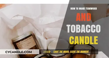 Crafting Teakwood Tobacco Candles: A DIY Aromatic Guide