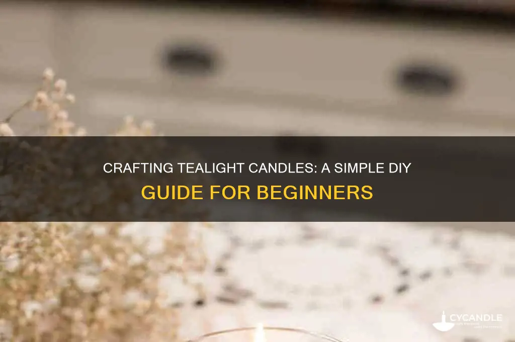 how to make tealight candles
