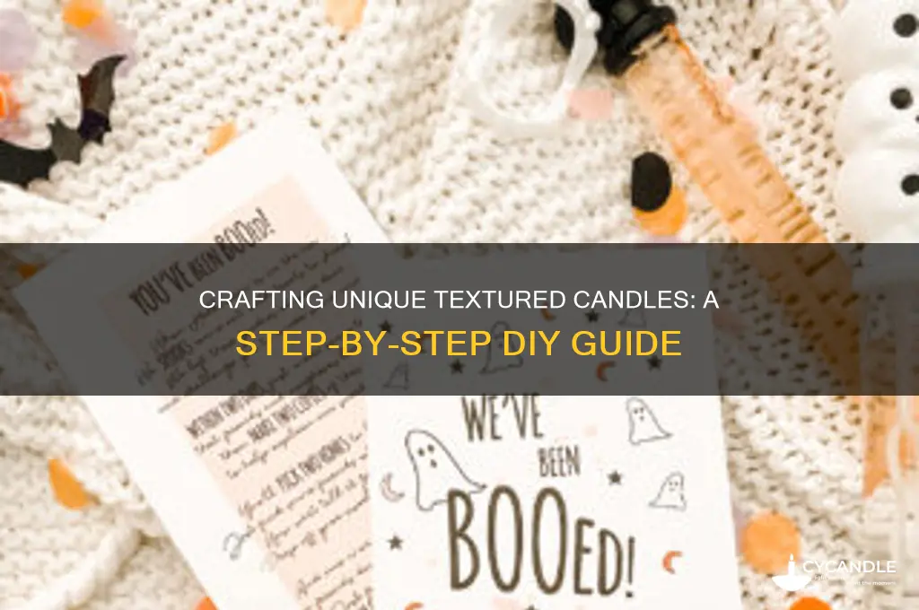 how to make textured candles