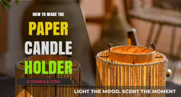 Crafting Elegant Paper Candle Holders: A Simple DIY Guide