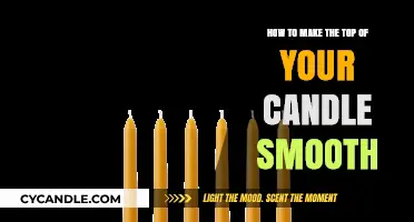 Achieve a Perfectly Smooth Candle Top: Simple Techniques for Flawless Results
