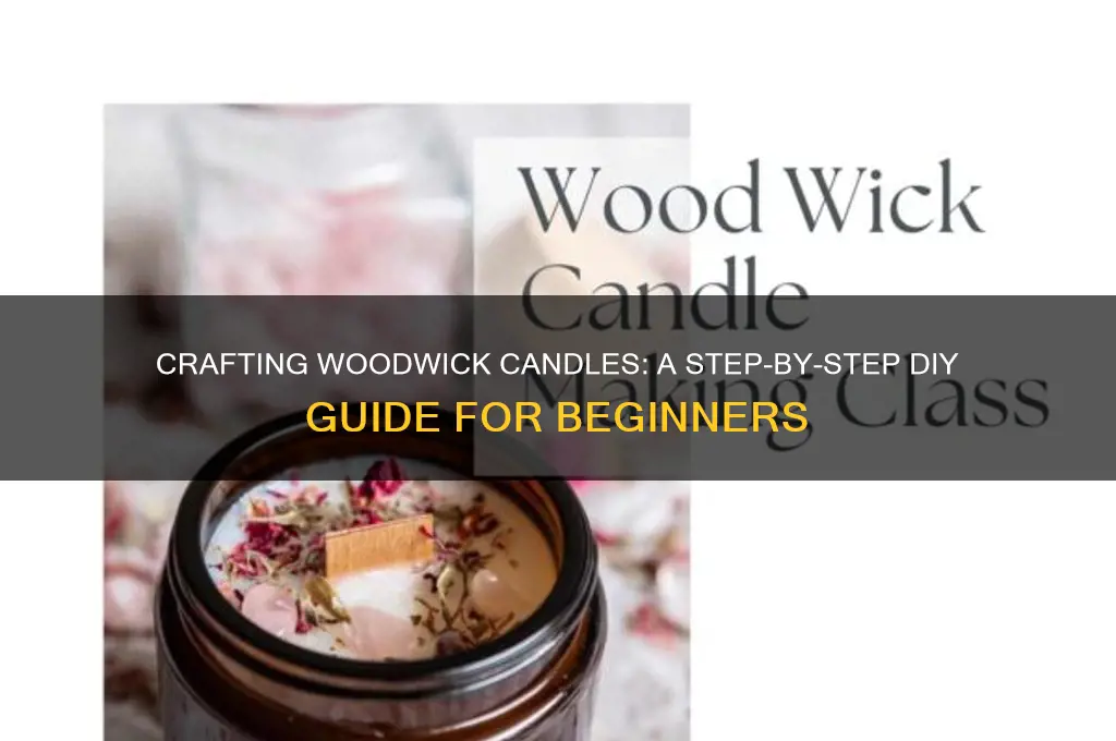 how to make the woodwick in a candle