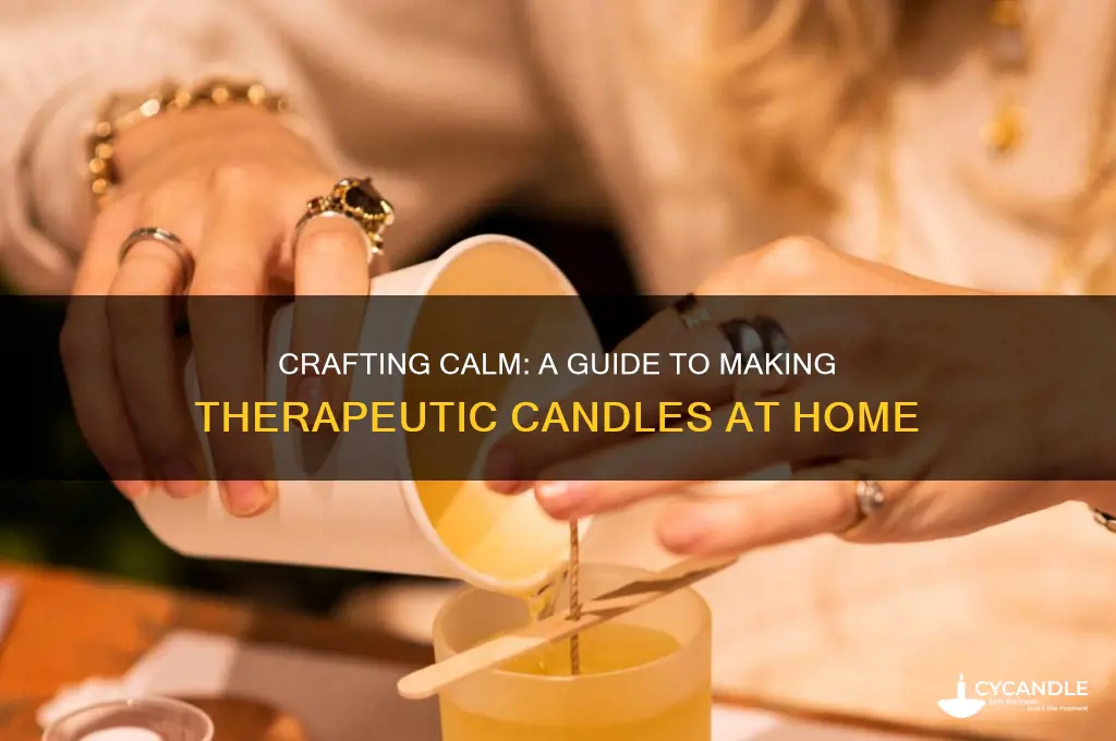 how to make therapeutic candles