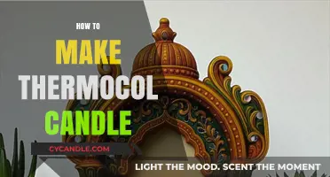 Crafting Thermocol Candles: A Creative DIY Guide for Beginners