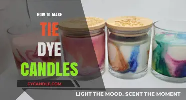 Create Vibrant Tie-Dye Candles: Easy DIY Crafting Guide