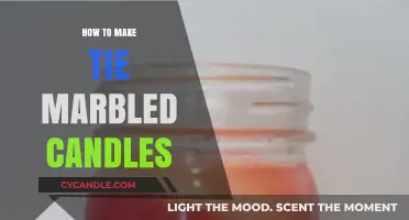 Create Stunning Tie-Marbled Candles: A Step-by-Step DIY Guide