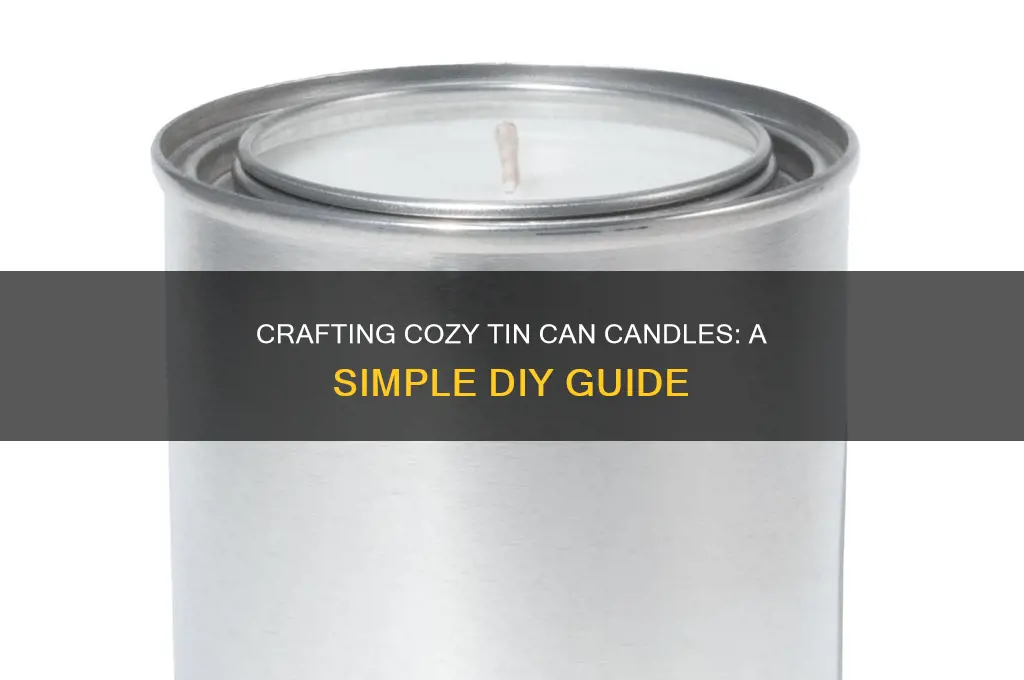 how to make tin can candles