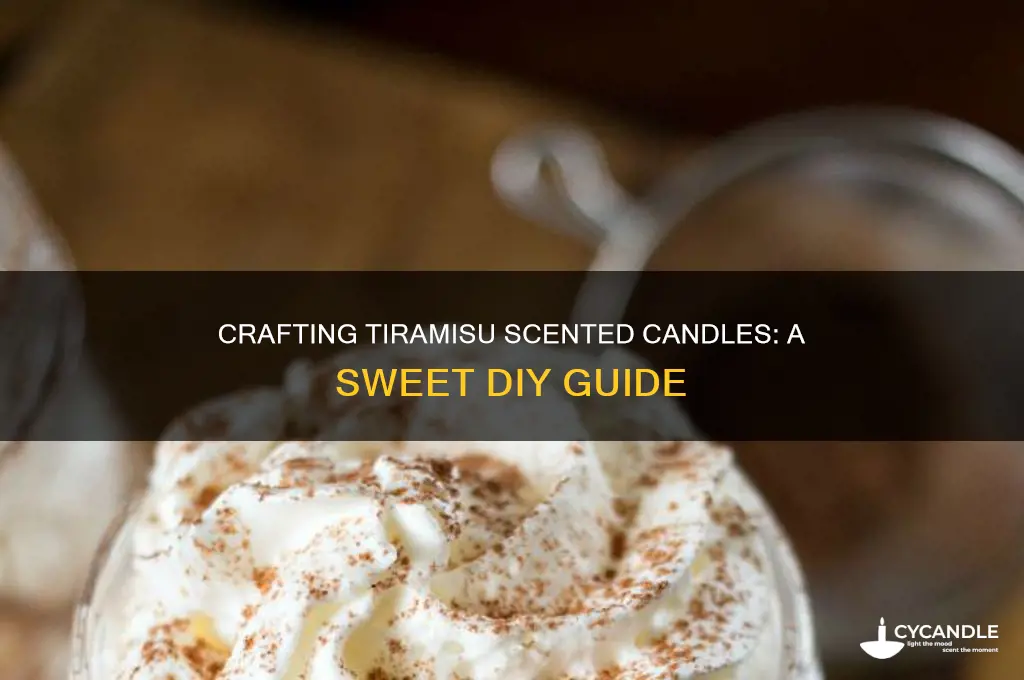 how to make tiramisu candles