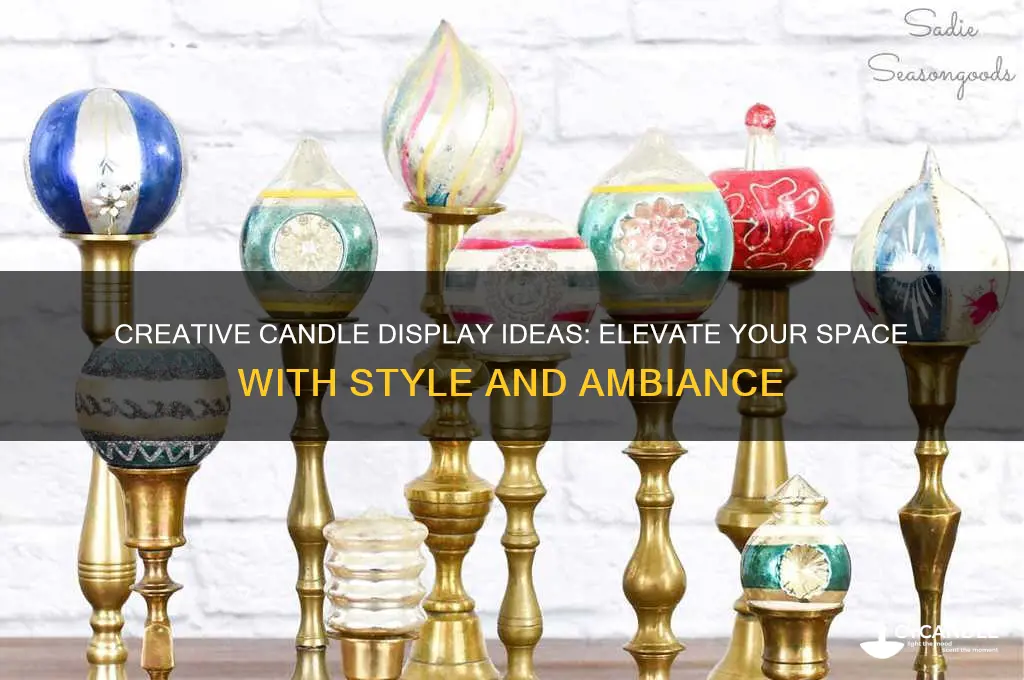 how to make to candle display