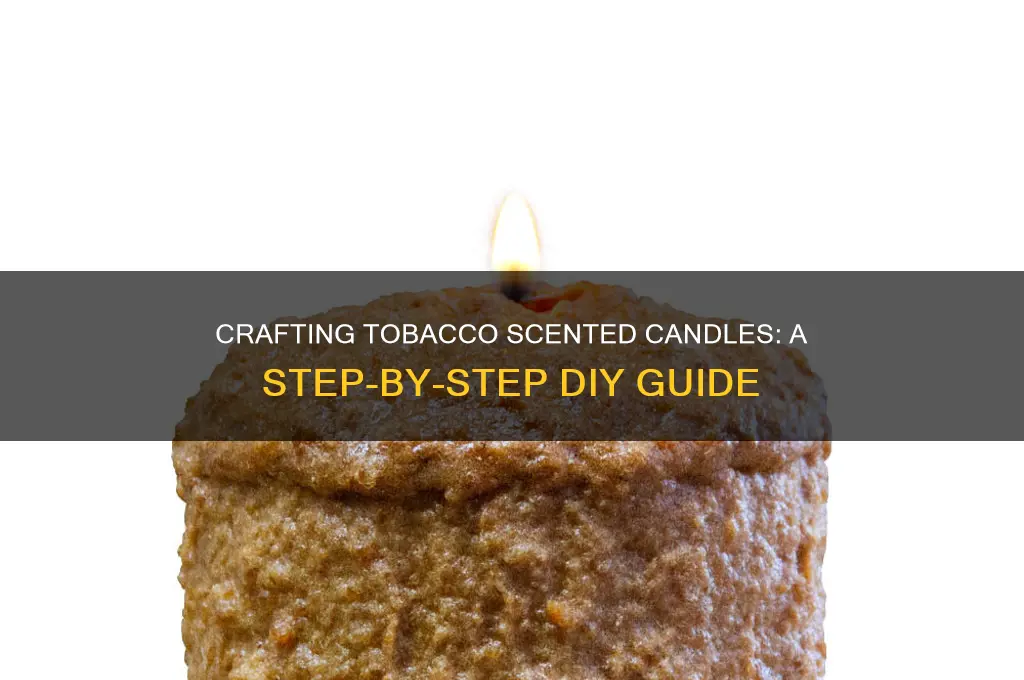 how to make tobacco scented candles