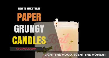 DIY Grungy Candles: Crafting Unique Toilet Paper Candles Easily