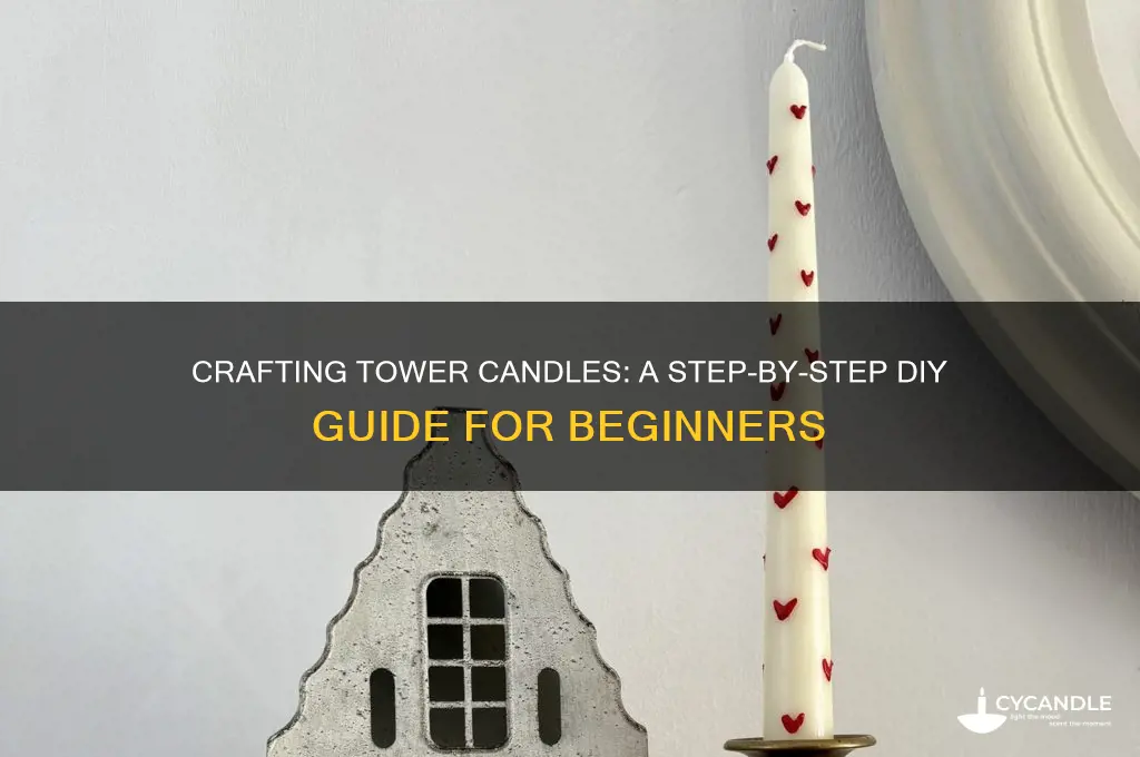 how to make tower candles