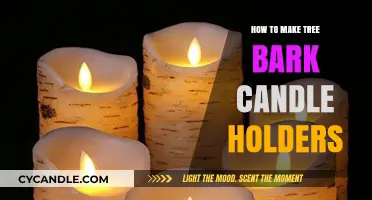 Crafting Rustic Tree Bark Candle Holders: A DIY Guide
