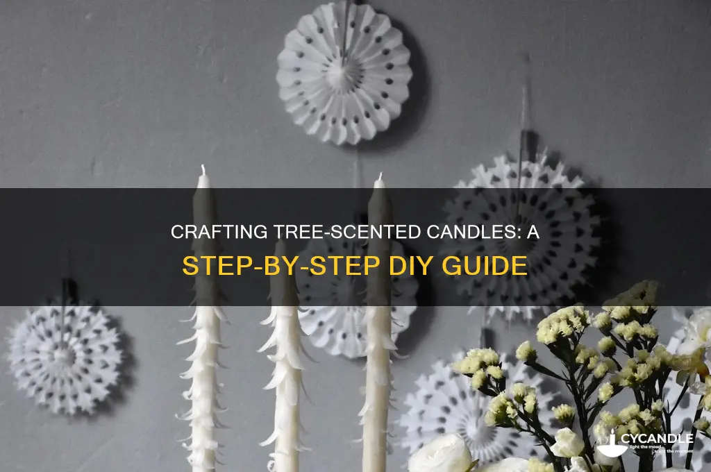 how to make tree scented candles