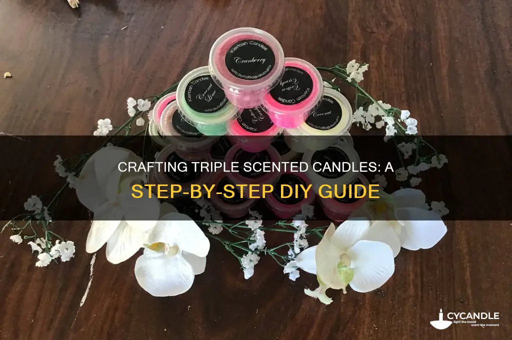 how to make triple scented candles