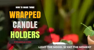 DIY Twine Wrapped Candle Holders: Easy Crafting Guide