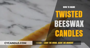 Crafting Twisted Beeswax Candles: A Step-by-Step DIY Guide