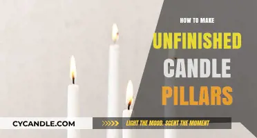 Crafting Unfinished Candle Pillars: A Simple DIY Guide