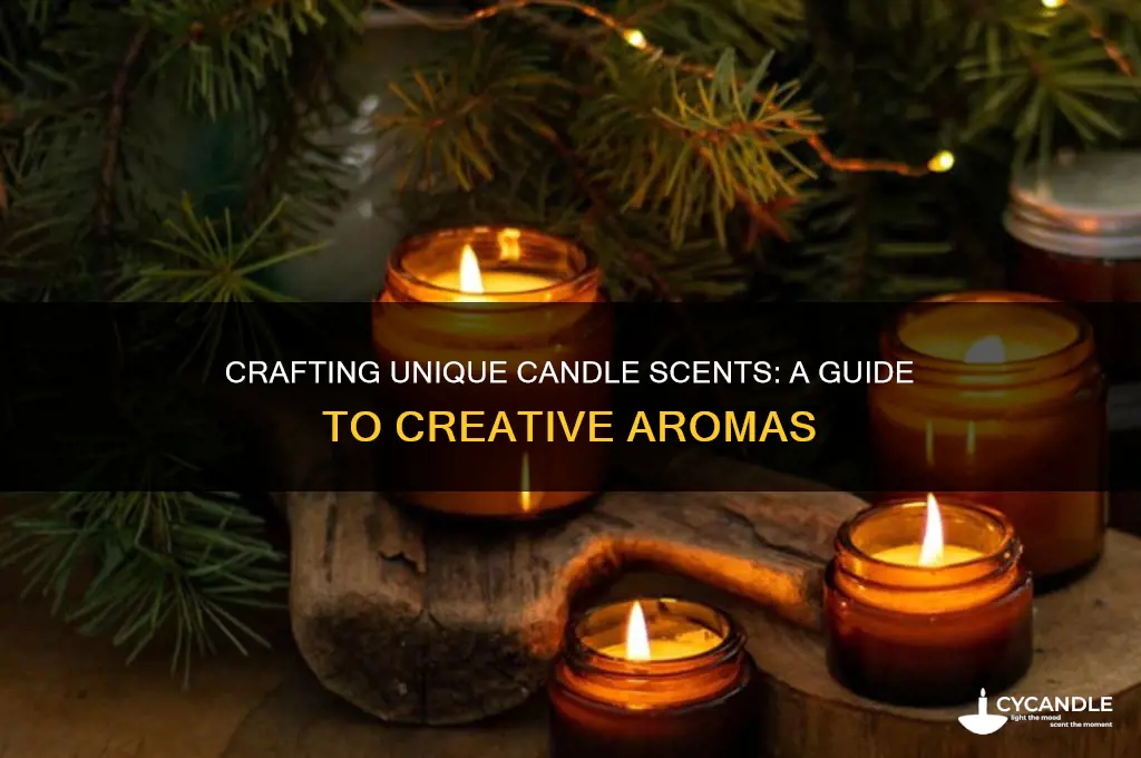 how to make unique candle scents
