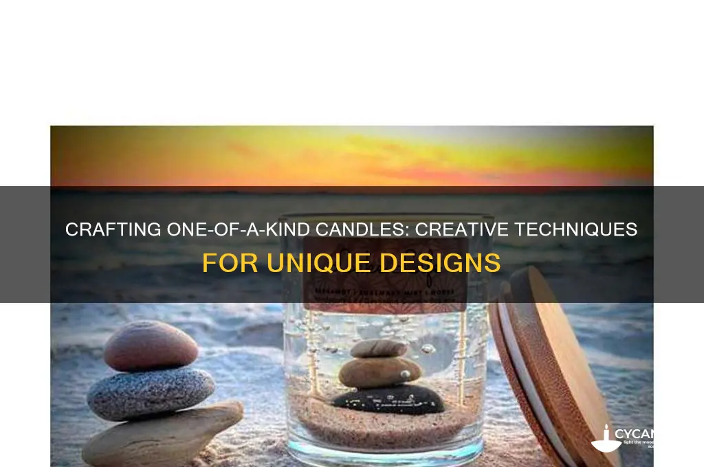 how to make unique candles